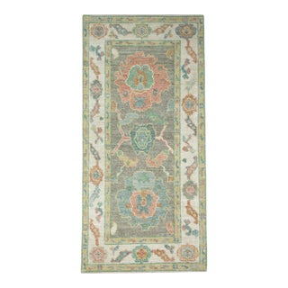 Turkish Oushak Rug 2'6" x 5'7" #17514 For Sale