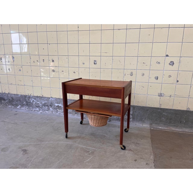 Vintage Scandinavian Teak Side Table, 1960s For Sale - Image 6 of 7