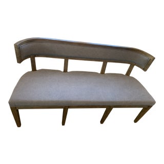 Dark Moon Canvas Dining Bench For Sale