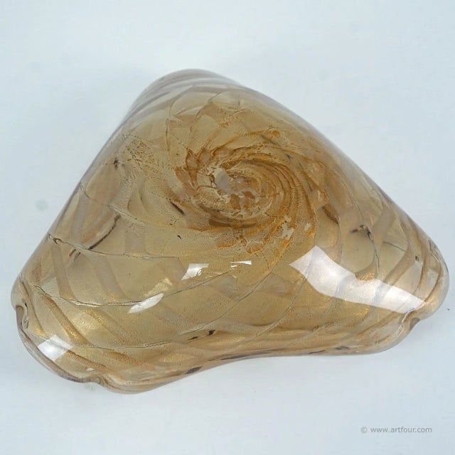 Barovier & Toso Ercole Barovier - Barovier & Toso Attr. Zebrato Bowl Ca. 1960ties For Sale - Image 4 of 5