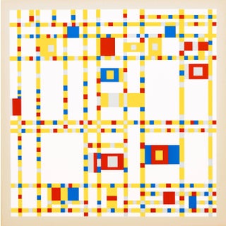 1967 Piet Mondrian "Broadway Boogie Woogie" Serigraph For Sale
