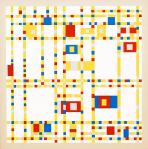 1967 Piet Mondrian "Broadway Boogie Woogie" Serigraph