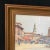 Wood Early 20th Century French Impressionist Painting of French Market in Town Square by Listed Artist Rene Engel, Framed For Sale - Image 7 of 12