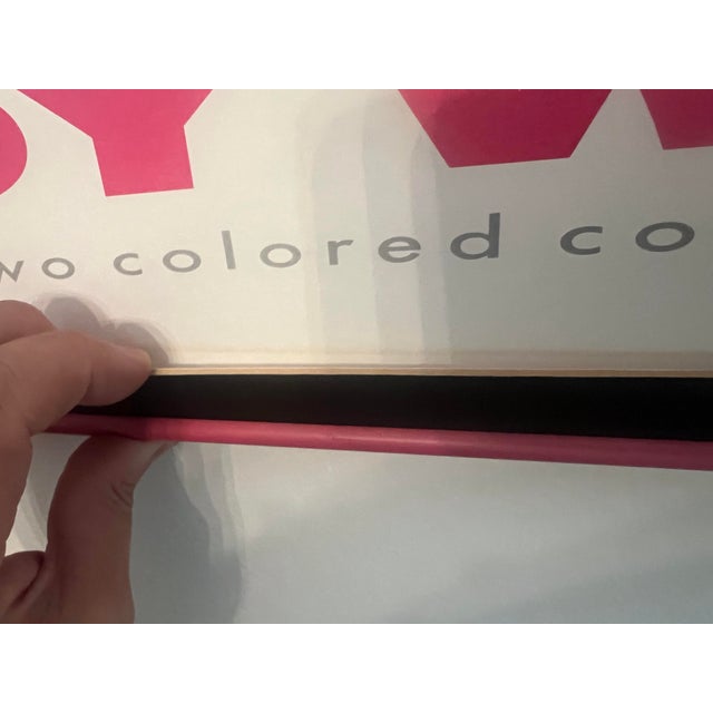 1980s Large 1989 Andy Warhol "Two Colored Cows" 1st Ed. Nouvelles Images Poster For Sale - Image 5 of 7