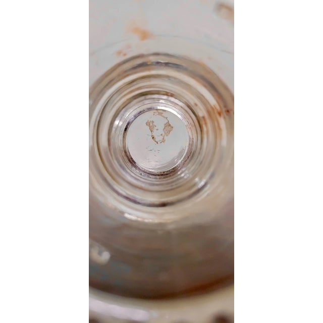 Vintage Clear Glass Hemingray-9 Insulator For Sale - Image 4 of 10