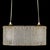 Molded Glass and Brass Ceiling Light attributed to Orrefors, Sweden, 1960s For Sale - Image 6 of 6