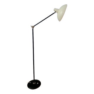 Vintage Anvia Floor Lamp in White by J.J.M. Hoogervorst For Sale