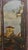 19th Century 19th-Century Replica Three-Panel Folding Screen — Oil-Painted Italian Landscapes With Carved Walnut Frame & Marquetry Inlay For Sale - Image 5 of 10