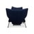 Solo 699 Armchair in Blue Leather from WK Wohnen For Sale - Image 12 of 14