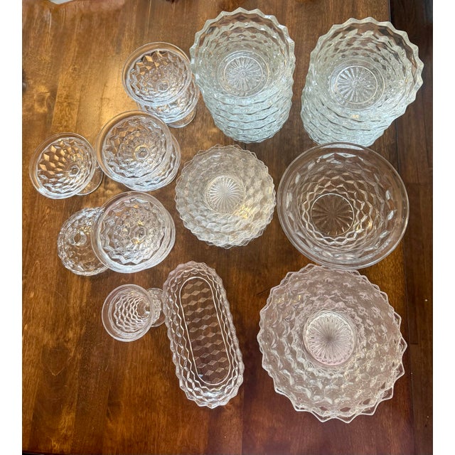 Late 20th Century Fostoria American Cubist Dish Collection - 47pcs For Sale - Image 5 of 9