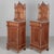 Traditional Pair of Italian Walnut Marble Top Nightstands For Sale - Image 3 of 10