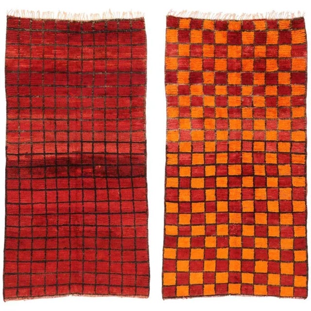 Vintage Berber Reversible Moroccan Rug - 05'02 X 09'11 For Sale - Image 10 of 10