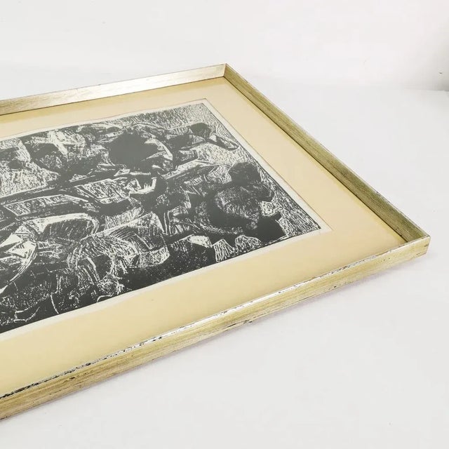 Helle Thorborg, Composition, Lithograph, 1964, Framed For Sale - Image 7 of 11