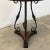 Frederick Cooper Floor Lamp With Rosewood Tray Table Scrolled Bronze Tri-Pedestal Base For Sale In Denver - Image 6 of 13