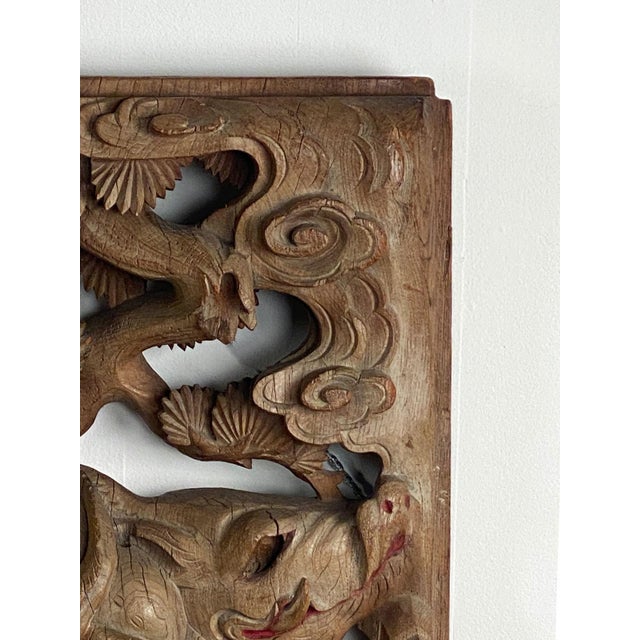 【Antique】Wood carving Art 木彫りハンドメイド 2セット Vintage Handmade Wood Carving Set of 2 Paintings 8.25”-5