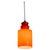 Orange Cased Glass Pendant Light, 1970s For Sale - Image 10 of 10