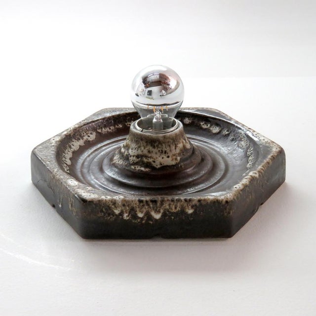 Ceramic German Ceramic Wall Lights, 1960 For Sale - Image 7 of 10