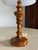 Charming Carved Wood Turned Lamp For Sale - Image 9 of 10