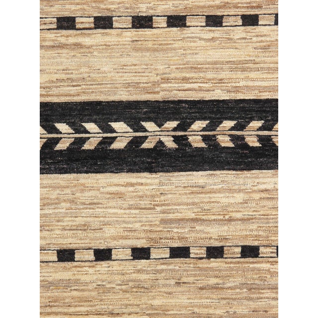 Contemporary Vintage Hand-Knotted Gabbeh Style Rug 8'2" X 10' For Sale - Image 3 of 5