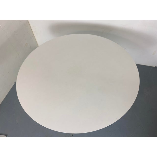 Mid-Century Space Age Tulip Dining Table in White by Arkana, 1960s For Sale - Image 11 of 12