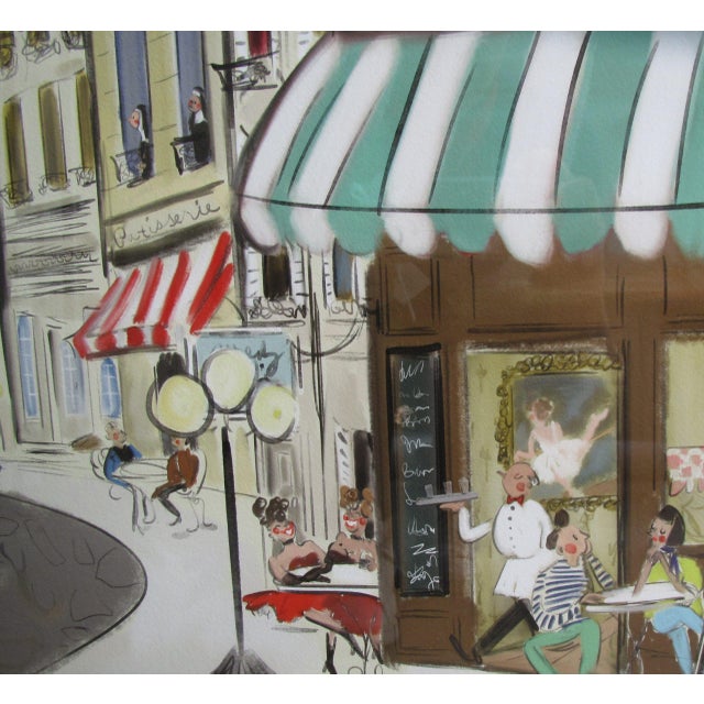 Tug Rice Grace Travels the World: Paris, Framed Print For Sale - Image 4 of 7