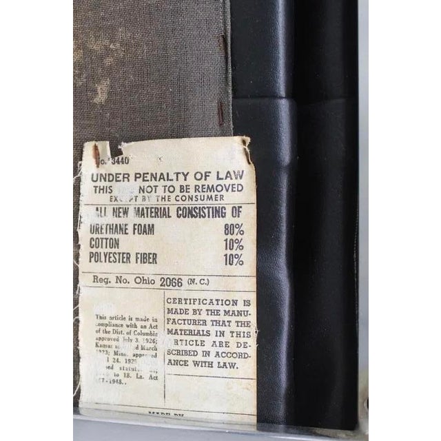 Milo Baughman Ez Rider Lounge Chair, Black Leather, Thayer Coggin, 1969 For Sale In New York - Image 6 of 6