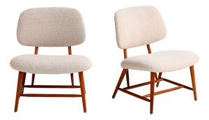 Teve Chairs from Alf Svensson, Sweden, 1950s, Set of 2