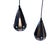 Droplet Pendant Lights in Copper by Werner Schou for Coronell Electrical, Denmark, 1960s, Set of 2 For Sale - Image 5 of 6