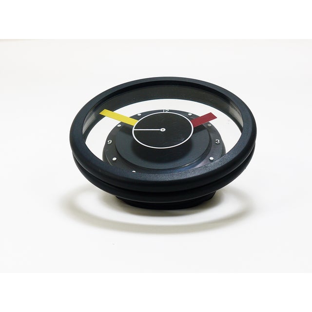 Postmodern Round Pop Art Desk or Table Clock, Italy, 1990s For Sale - Image 16 of 18