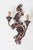 Italian Baroque Hand-Carved Wall Lights in Wood & Metal, 1950s, Set of 2 For Sale - Image 6 of 13