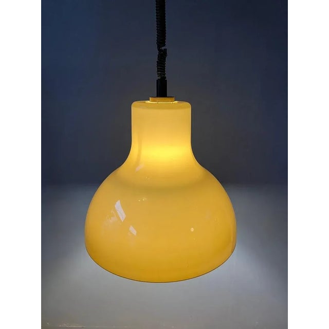 1970s Large Space Age Pendant Light in Acrylic Glass, 1970s For Sale - Image 5 of 11