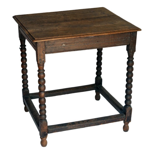 19th Century, Rustic Antique English Wood Table For Sale