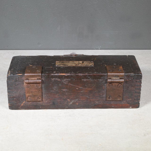 Brown Antique Wrench Set Box c.1918-1927 For Sale - Image 8 of 10