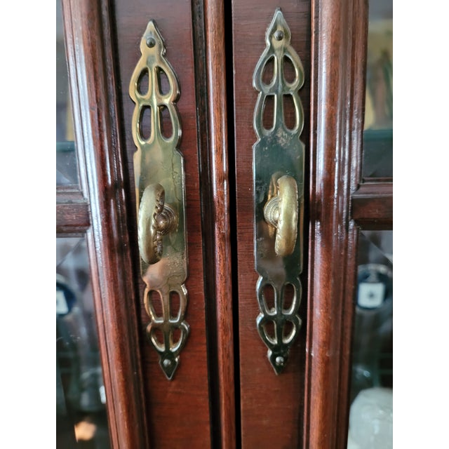 Georgian Style Two Piece Mahogany Breakfront For Sale - Image 17 of 18