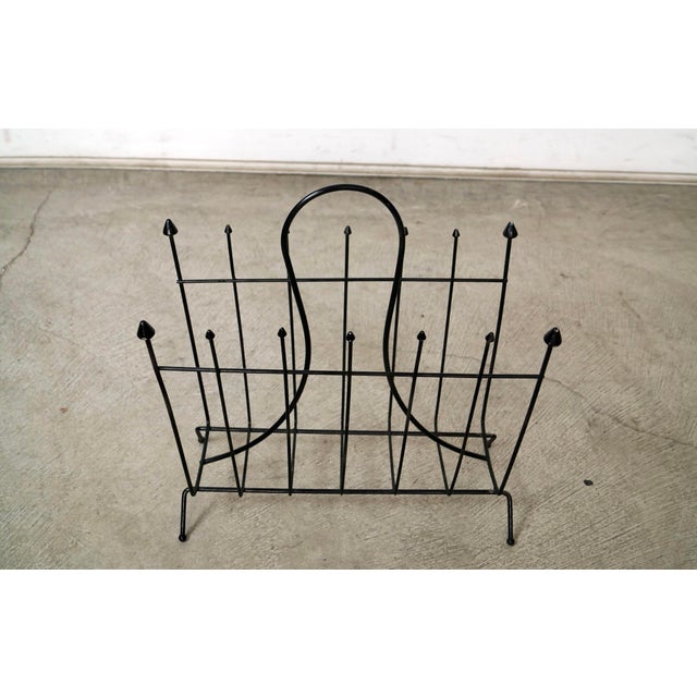1950s 1950’s Mid-Century Modern Arthur Umanoff Style Magazine Rack For Sale - Image 5 of 11