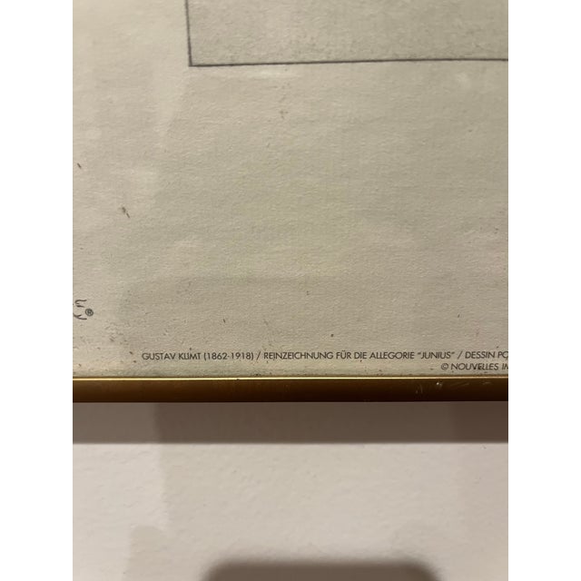 Gustav Klimt Junius Art Nouveau Framed Print, Collection Verge Nouvelles France For Sale - Image 10 of 11