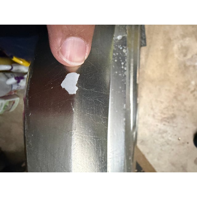 Zeta Mirror in Pewter by John Richard For Sale - Image 9 of 11