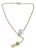 Bochic “Capri” Vintage Pearl & Multi Gem Necklace Set in 18K & Silver For Sale
