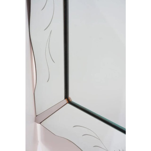 6'high Art Deco Wall Mirror Picture Frame Style For Sale In Miami - Image 6 of 12