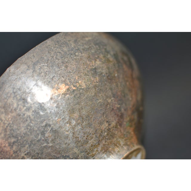Mid 20th Century Hammered Silver Bowl Hand Crafted Modern For Sale - Image 14 of 15