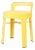 RS Barcelona Ombra Low Stool With Backrest, Yellow For Sale