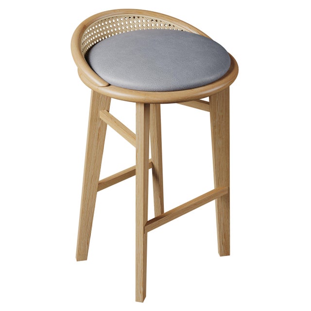 Brummell Bar Stool by Wood Tailors Club For Sale - Image 6 of 11