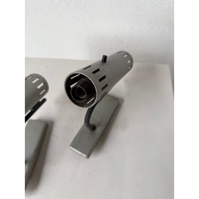 Silver Wall Lights by Alain Richard, 1960s, Set of 2 For Sale - Image 8 of 18