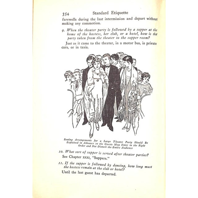 "Standard Etiquette" 1925 Richardson, Anna Steese For Sale - Image 9 of 11
