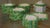 A beautiful hand-painted, glazed earthenware dinnerware set, designed by colin morrow and produced by arpex international...