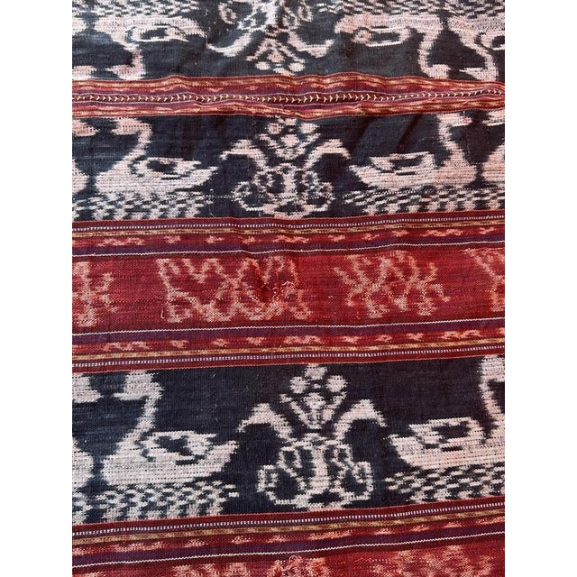 Vintage Indonesian Ikat Tapestry, 1950s For Sale - Image 10 of 16