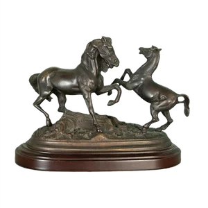 Bronze Statue of Horses, Late 1800s