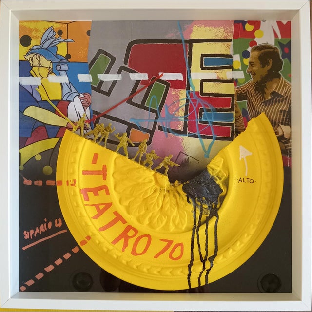 Contemporary David Pompili, Rosette, Paint For Sale - Image 3 of 3