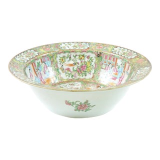 Antique Large Famille Rose Bowl For Sale