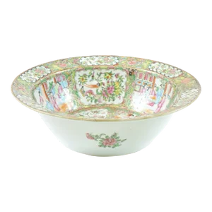 Antique Large Famille Rose Bowl